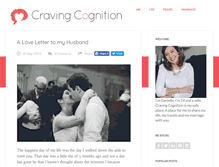 Tablet Screenshot of cravingcognition.com